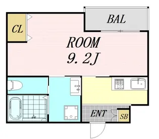 エヌエムキャラントユイットサウス【2階】の間取り