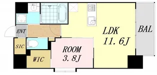 アバンティうめきた【3階】の間取り
