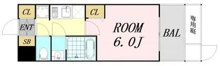 gm難波ウエストD.C.【1階】の間取り