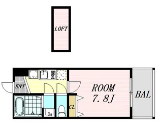プロスペクト中之島【12階】の間取り