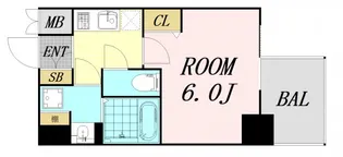 エスリード新大阪グランファースト【4階】の間取り