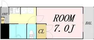 ノースコート【6階】の間取り