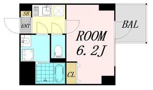 S-RESIDENCE新大阪Rish【11階】の間取り