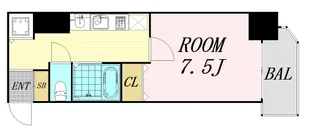 エスライズ桜ノ宮【6階】の間取り