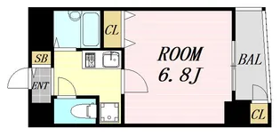モンテ新大阪【4階】の間取り
