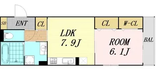 東桜館【1階】の間取り