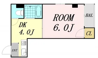 リバティ都島【5階】の間取り