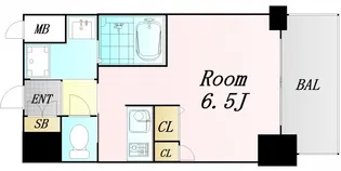 アクアプレイス梅田2【11階】の間取り