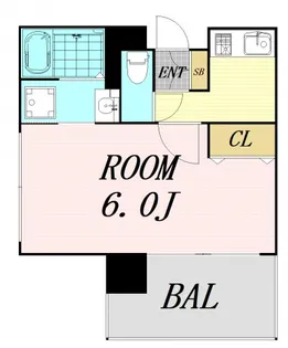 エスリード福島駅前第2【10階】の間取り