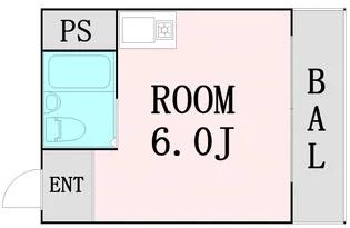 サンレスポワール天六【3階】の間取り