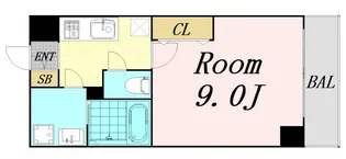 グランシエール都島【2階】の間取り