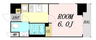 セイワパレス東三国駅前【9階】の間取り