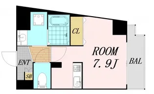 NAKAZAKI NO.66【5階】の間取り