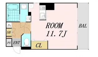 大阪謄写館ビル【4階】の間取り