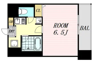 エスティライフ梅田北【2階】の間取り