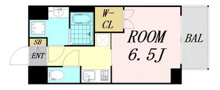 エスプレイス阿波座パークテラス【9階】の間取り