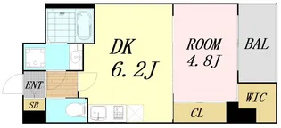 セスト新大阪【5階】の間取り