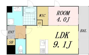 スプランディッド新大阪DUE【5階】の間取り