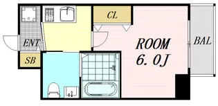 エステムコート新大阪8レヴォリス【10階】の間取り