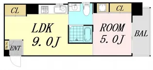 ネクストステージ都島【7階】の間取り