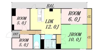 collection桜ノ宮1【4階】の間取り