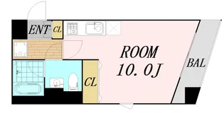 シャトーアスティナ京橋ラルゴ【5階】の間取り