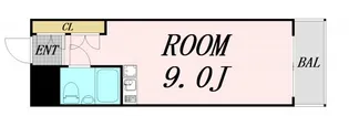 シャンボール第3新大阪【8階】の間取り