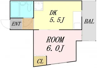 メゾンユタカファイブ【2階】の間取り