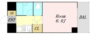 ノイエ新大阪A棟【8階】の間取り