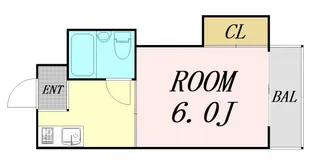 東洋プラザ都島中通【1階】の間取り