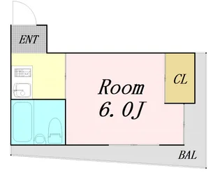 ハイツプリメーロ【1階】の間取り