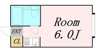 昭和グランドハイツ第2菅栄【4階】の間取り