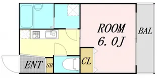リヴァーHONJYO【1階】の間取り