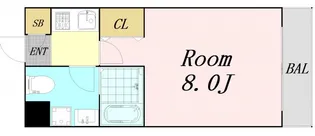 メゾンエトワル【5階】の間取り