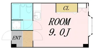 大宝北天満ロイヤルハイツ【4階】の間取り