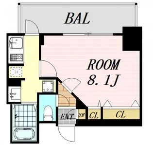 サムティ江坂レガーロ【3階】の間取り