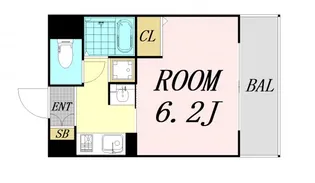 エステムコート新大阪6エキスプレイス【12階】の間取り