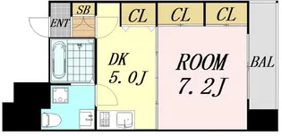 CASSIA塚本【10階】の間取り