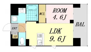 第26関根マンション【12階】の間取り