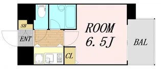 ダイアパレス新大阪宮原【7階】の間取り