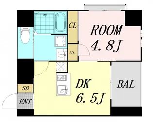 SOAR ESAKA EAST【9階】の間取り