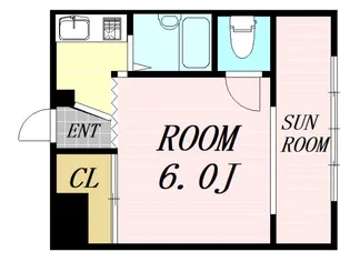 リバティ中津【6階】の間取り