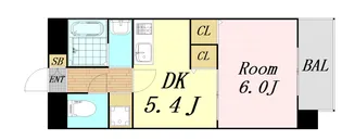 WEST VILLA 21【2階】の間取り