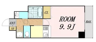 カルム小西2【3階】の間取り