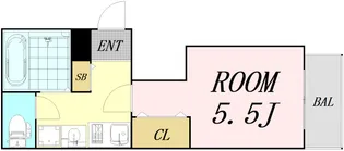 大阪府大阪市東淀川区淡路3丁目【マンション】の間取り