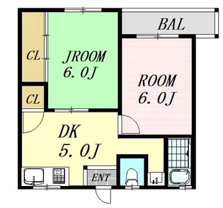 江坂ビル【1階】の間取り