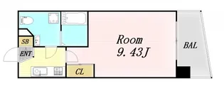 セレニテ天六西【6階】の間取り