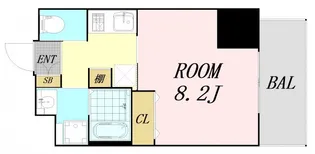 エステムコート吹田・朝日町【7階】の間取り