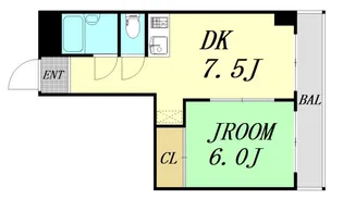 メゾン江坂【5階】の間取り