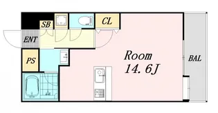 セレニテ梅田北プレミアム【4階】の間取り